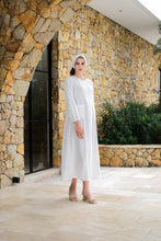 Load image into Gallery viewer, Asiro Alika Dress Polycotton Gamis Session Ramadhan Baju EID Dress Polos Gamis Lebaran 2026 Koleksi Gamis Terbaru Dress Tangan Karet Outfit Best Seller Gamis Muslimah