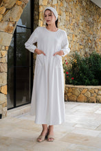 Load image into Gallery viewer, Asiro Alika Dress Polycotton Gamis Session Ramadhan Baju EID Dress Polos Gamis Lebaran 2026 Koleksi Gamis Terbaru Dress Tangan Karet Outfit Best Seller Gamis Muslimah