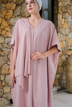 Load image into Gallery viewer, Asiro Mireya Dress Polycotton Gamis Session Ramadhan Baju EID Dress Polos Gamis Terbaru Kaftan Elegant Outfit Lebaran 2026