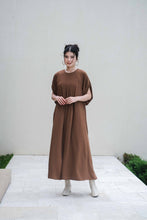 Load image into Gallery viewer, Asiro Arefa Dress Polycotton Gamis Session Ramadhan Dress Polos Gamis Lebaran 2026 Gamis Terbaru A-Line Loose Premium Dress Muslimah