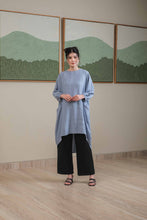Load image into Gallery viewer, Asiro Tasya Tunik Linen Long Top Muslimah Baju EID Tunik Wanita Atasan Panjang Wanita Motif Baju Linen Tunik Linen Baju Musim