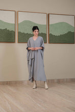 Load image into Gallery viewer, Asiro Mireya Dress Polycotton Gamis Session Ramadhan Baju EID Dress Polos Gamis Terbaru Kaftan Elegant Outfit Lebaran 2026