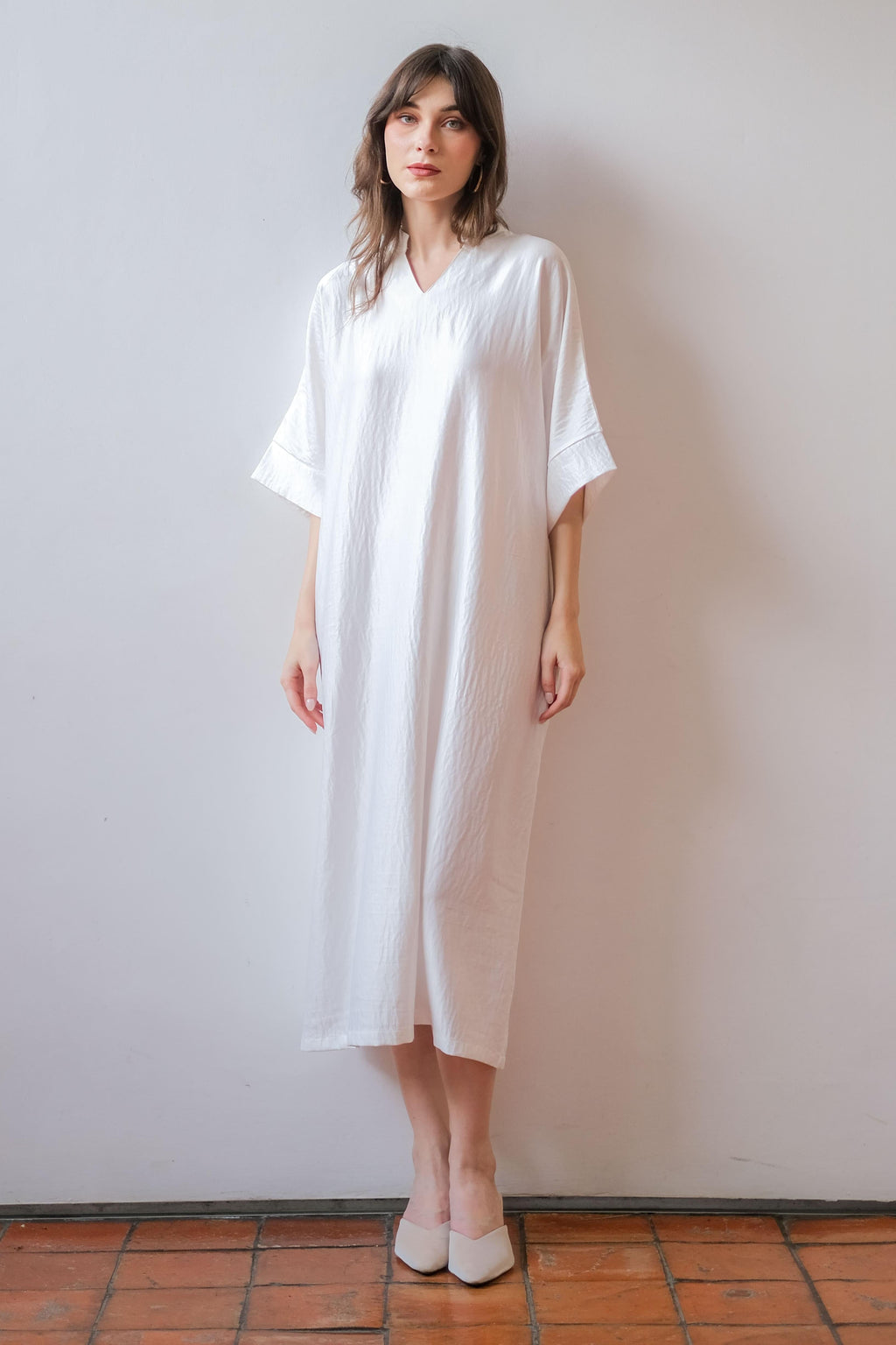 Asiro Zelmira Dress Linen Cotton Korea Gamis Panjang Wanita Gamis Session Ramadhan Baju Lebaran 2026 Kaftan Bukber Terbaru Abaya Polos