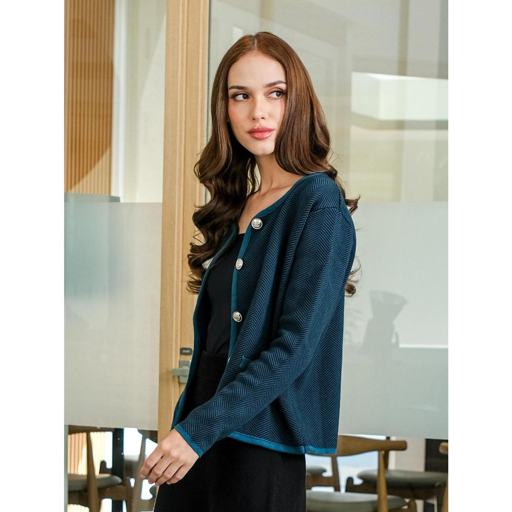 Asiro Arabella Knitted Outerwear Pakaian Atasan Wanita