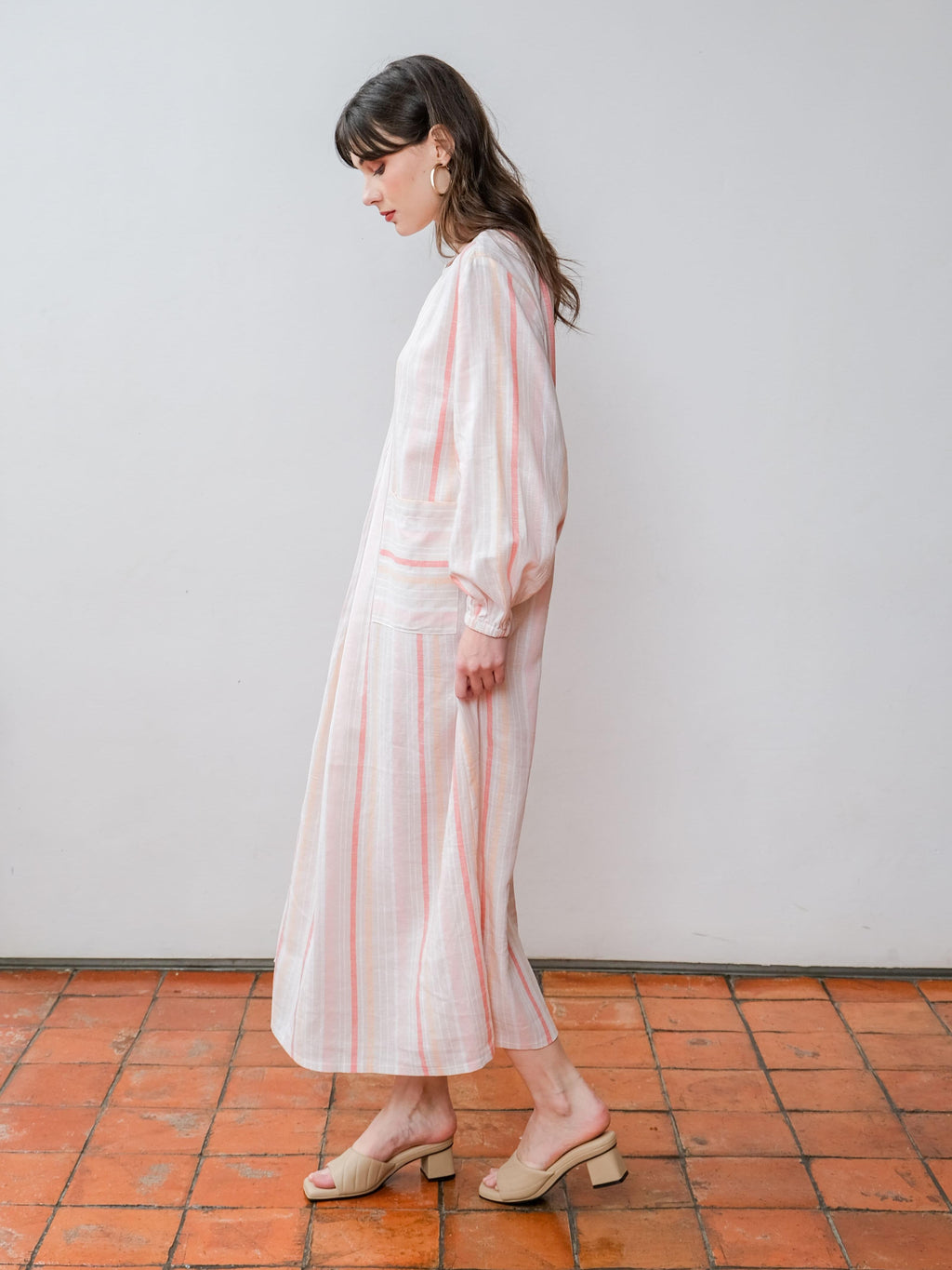 Asiro Wilda Linen Dress Gaun Wanita Gamis Panjang Wanita Gamis Session Ramadhan Baju Lebaran 2026 Kaftan Bukber Terbaru Abaya Polos