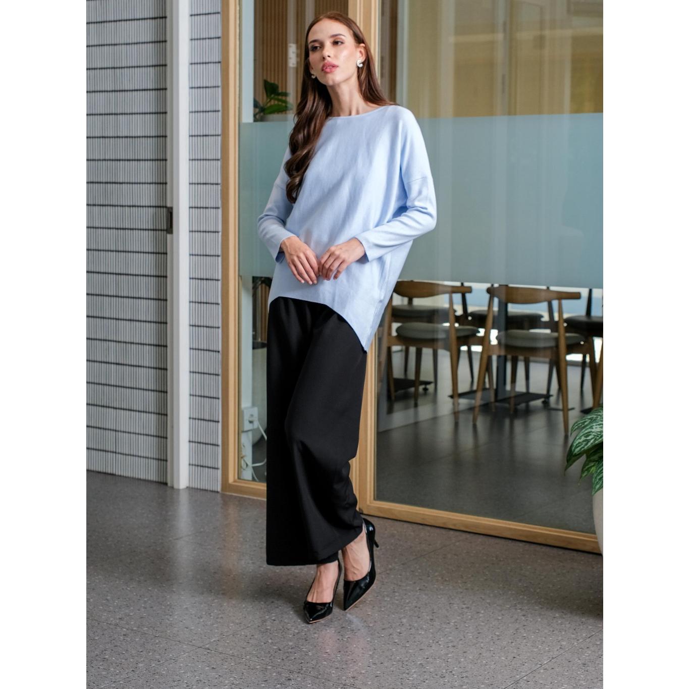 Asiro Minara Top Knitted Pakaian Atasan Wanita