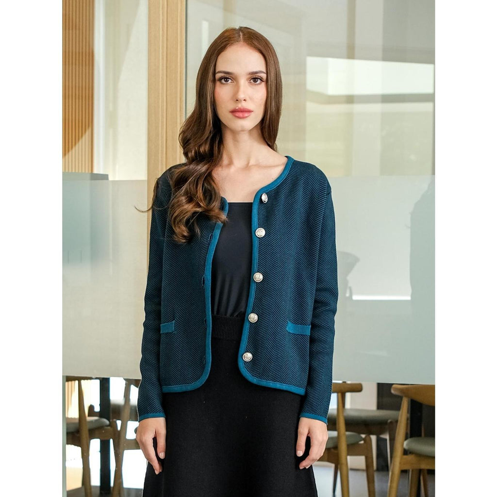Asiro Arabella Knitted Outerwear Pakaian Atasan Wanita