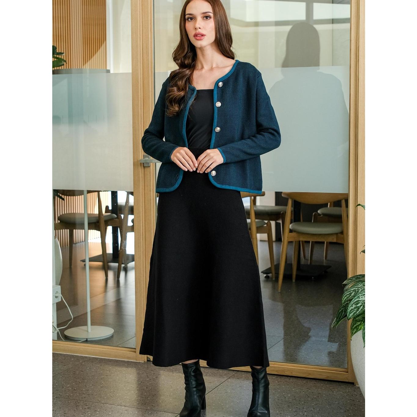 Asiro Arabella Knitted Outerwear Pakaian Atasan Wanita