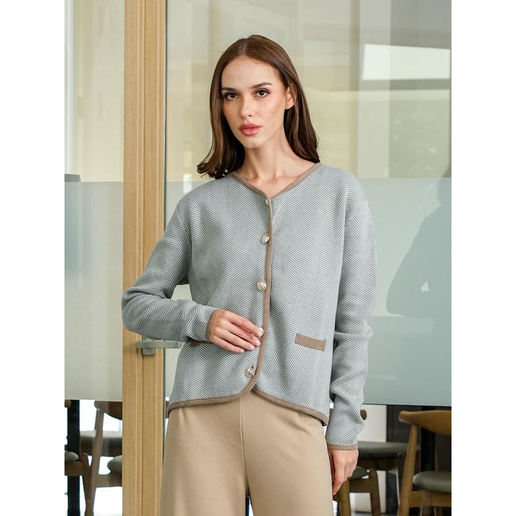 Asiro Arabella Knitted Outerwear Pakaian Atasan Wanita