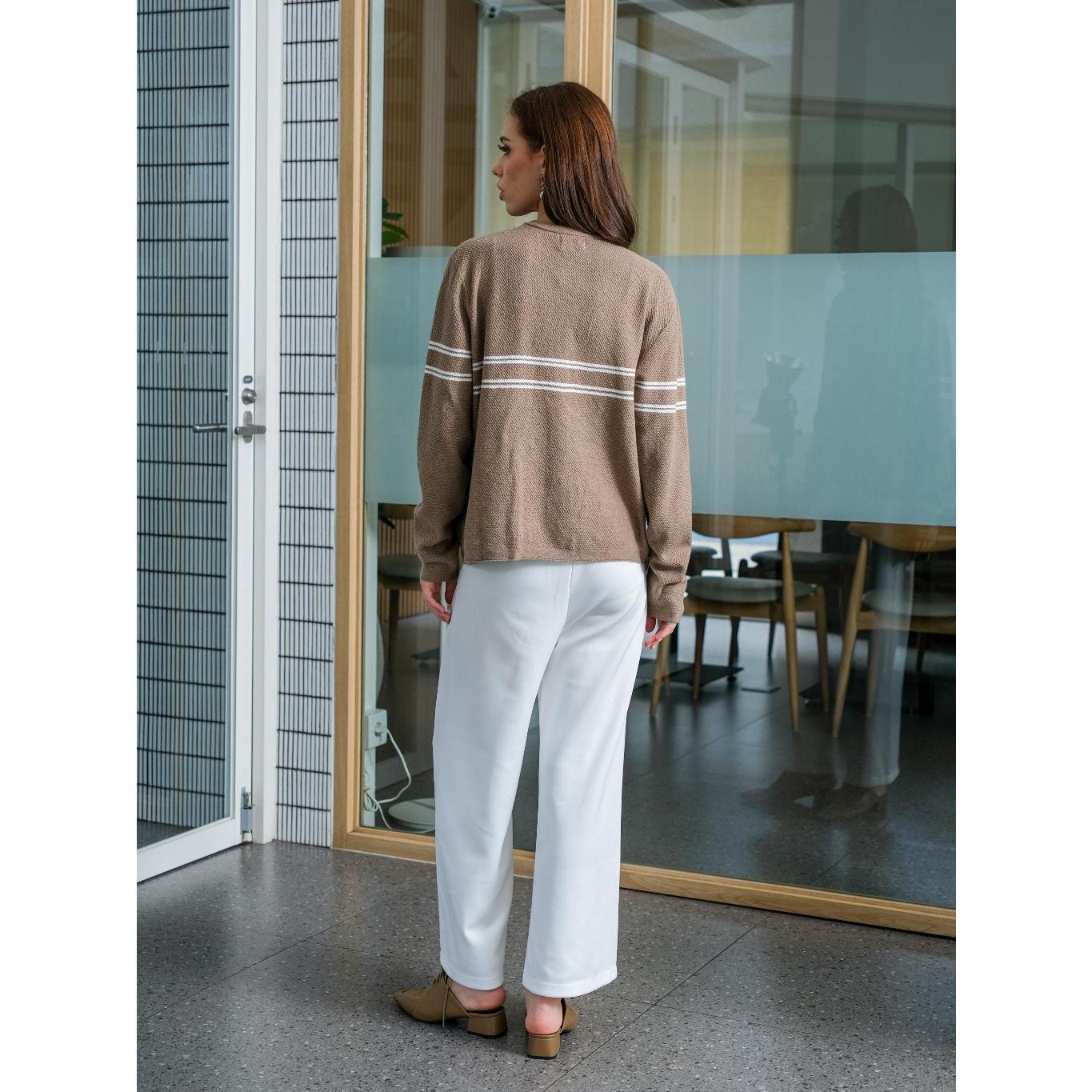 Asiro Zoe Top Knitted Outerwear Pakaian Atasan Wanita