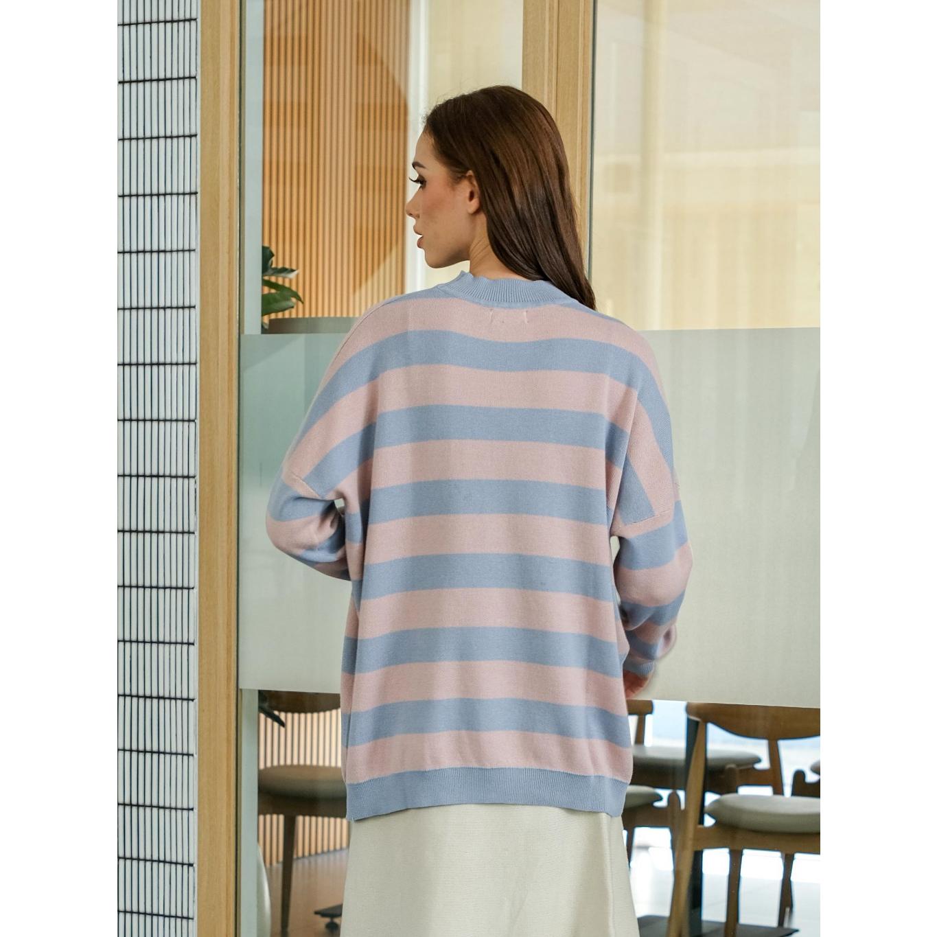 Asiro Mina Knitted Outerwear Pakaian Atasan Wanita