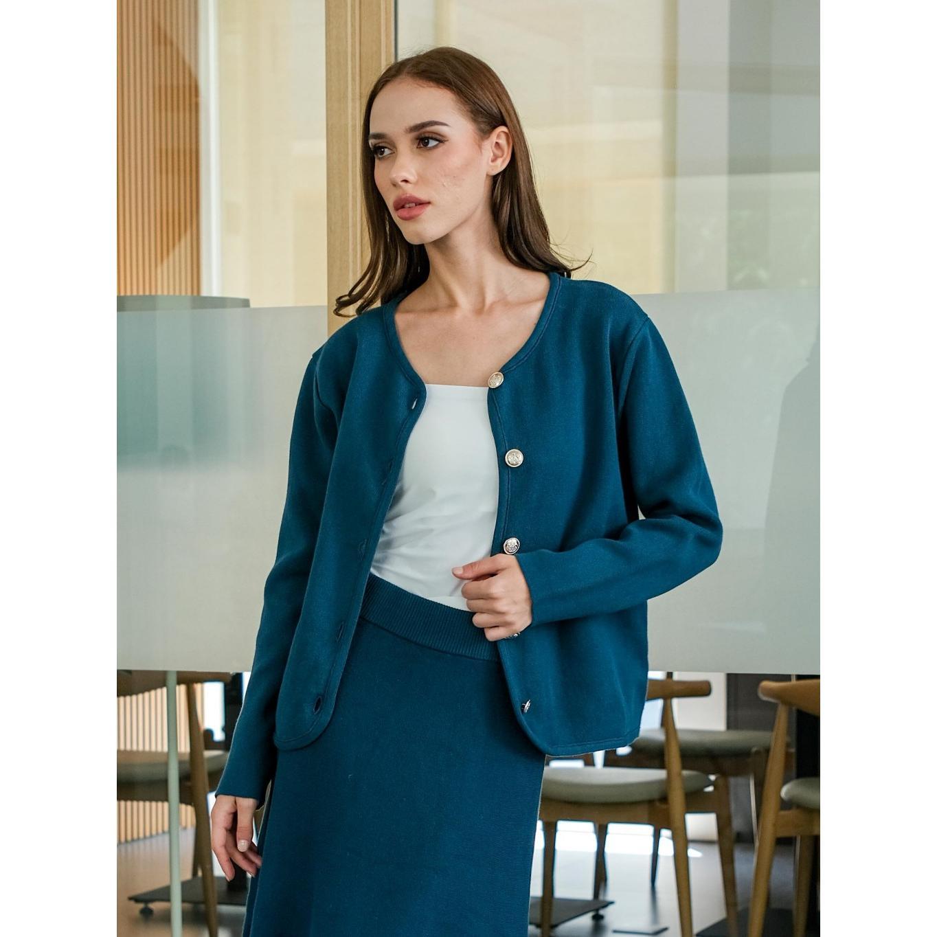Asiro Reva Knitted Outerwear Pakaian Atasan Wanita