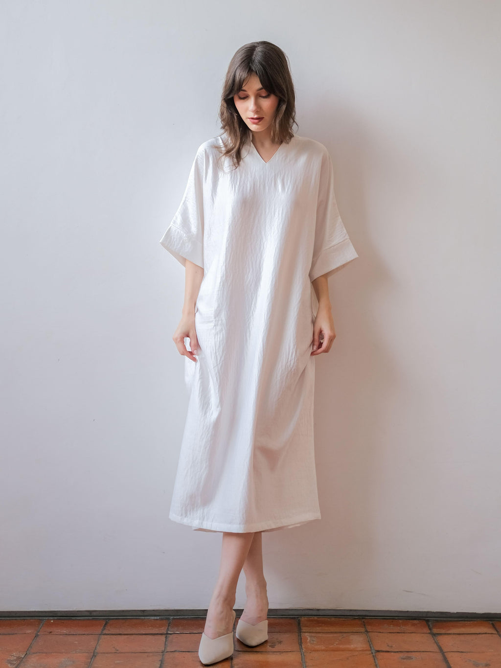 Asiro Zelmira Dress Linen Cotton Korea Gamis Panjang Wanita Gamis Session Ramadhan Baju Lebaran 2026 Kaftan Bukber Terbaru Abaya Polos
