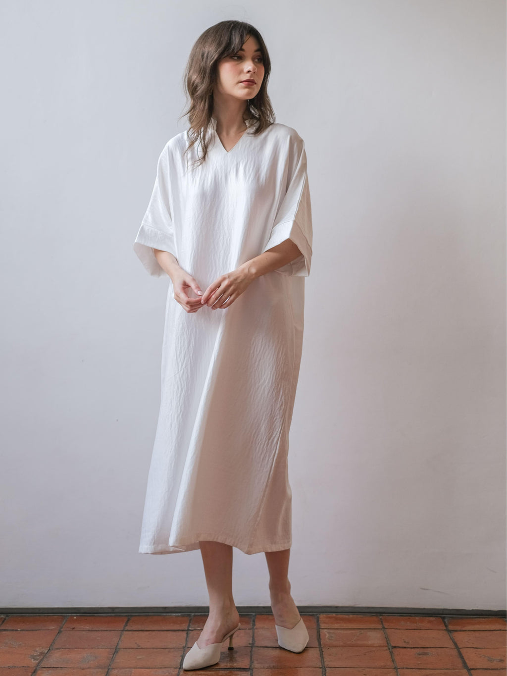 Asiro Zelmira Dress Linen Cotton Korea Gamis Panjang Wanita Gamis Session Ramadhan Baju Lebaran 2026 Kaftan Bukber Terbaru Abaya Polos