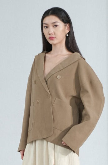 Aubree Semiwoll Blazer