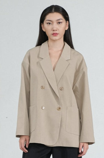Aubree Semiwoll Blazer