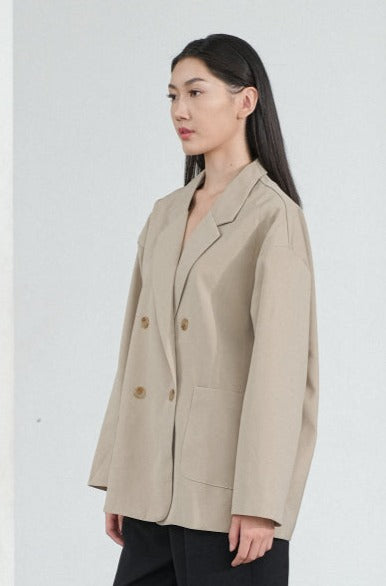 Aubree Semiwoll Blazer