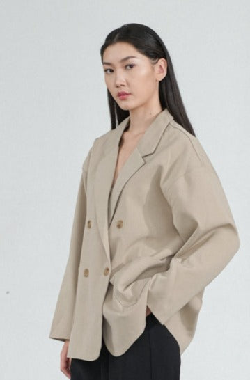 Aubree Semiwoll Blazer