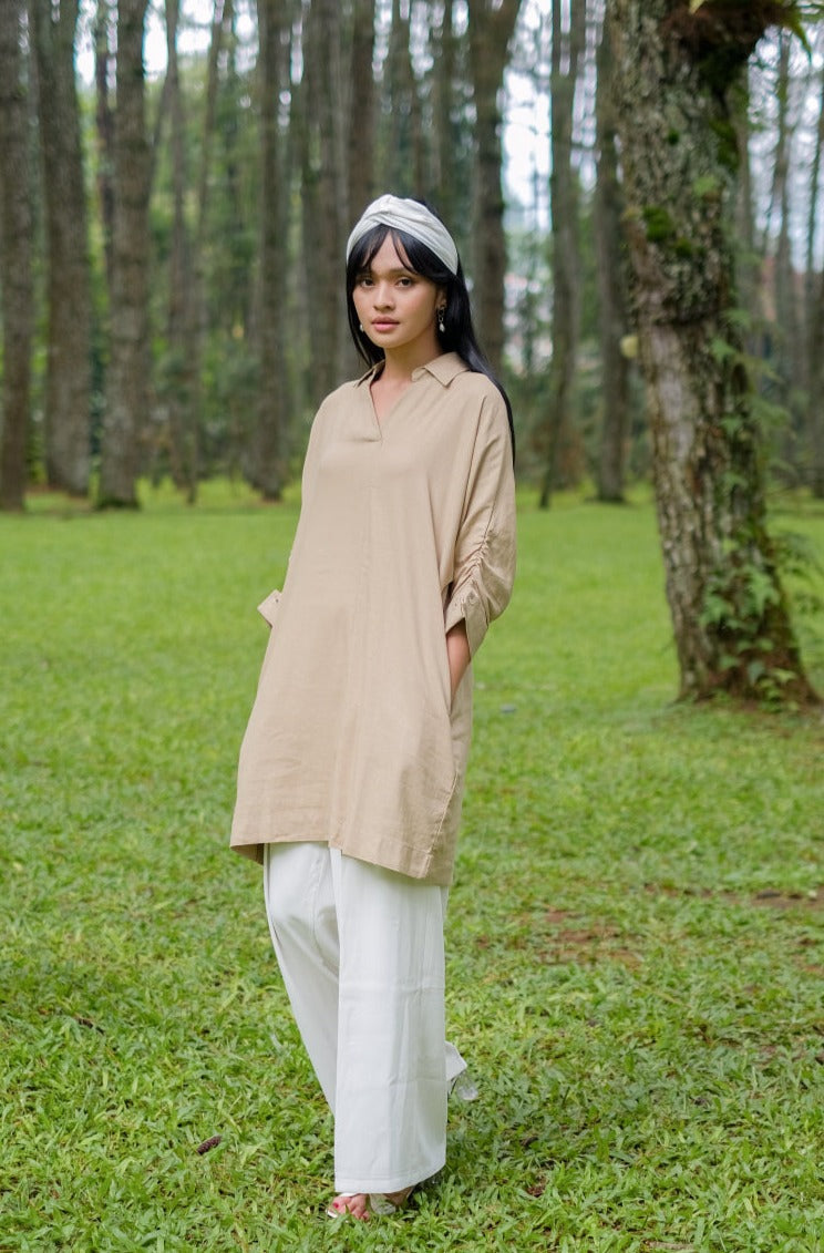 Aziza Linen Blouse