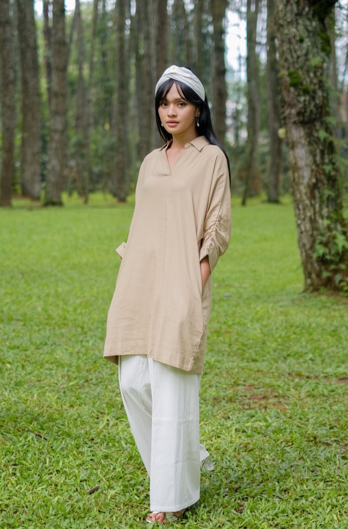Aziza Linen Blouse