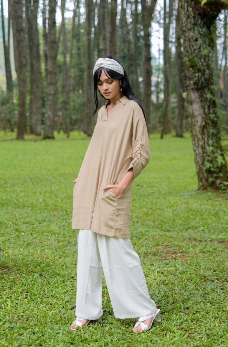 Aziza Linen Blouse
