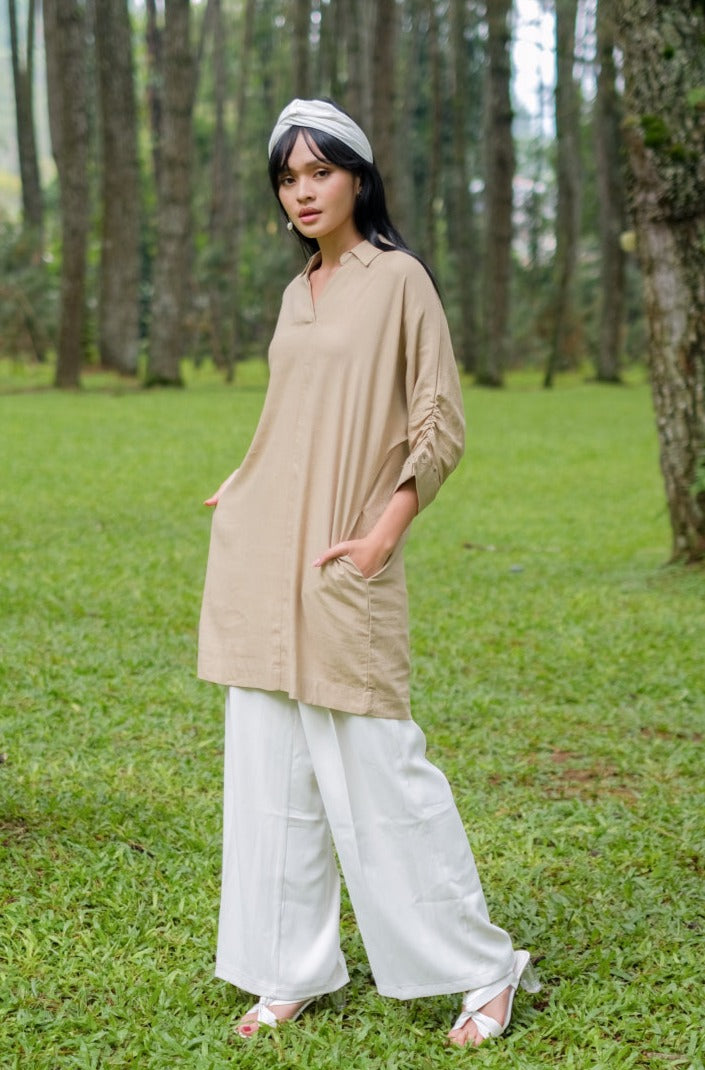 Aziza Linen Blouse