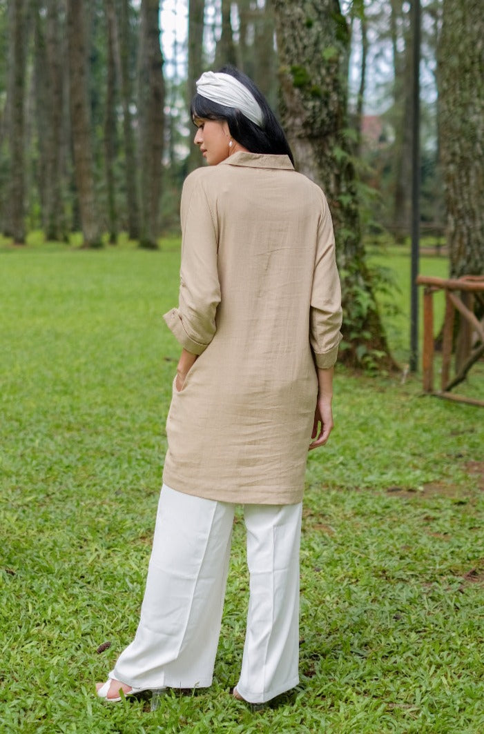 Aziza Linen Blouse