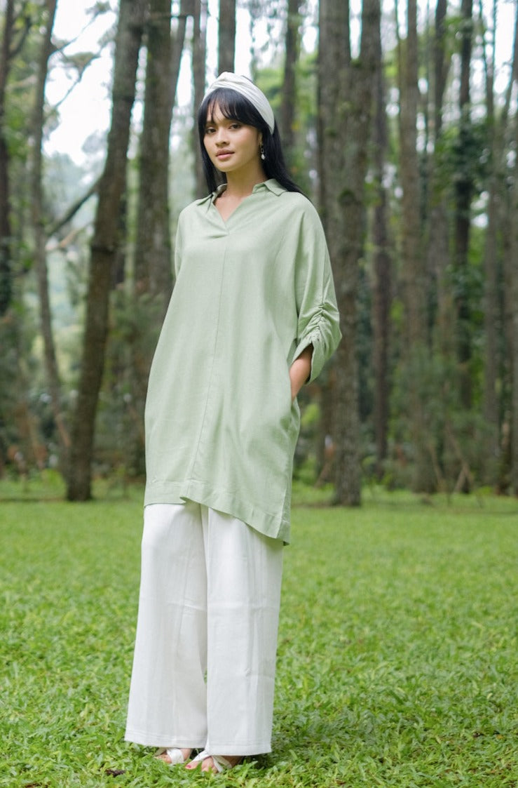 Aziza Linen Blouse