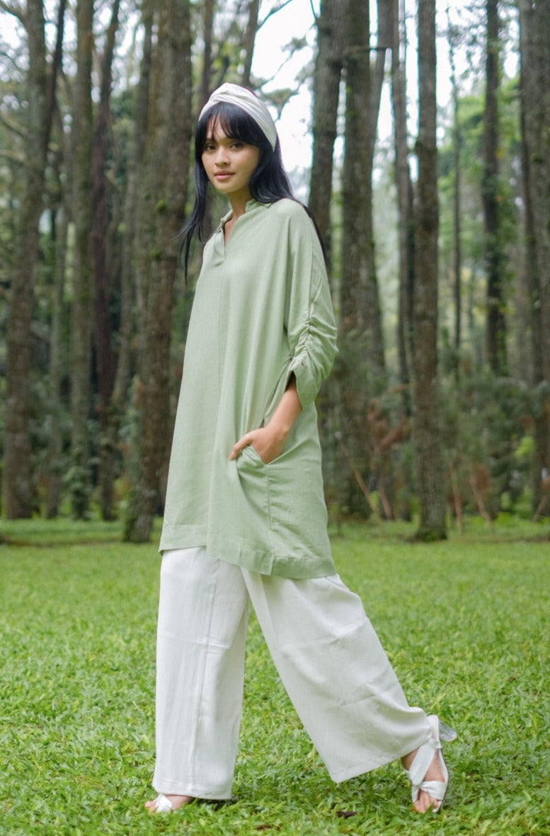 Aziza Linen Blouse