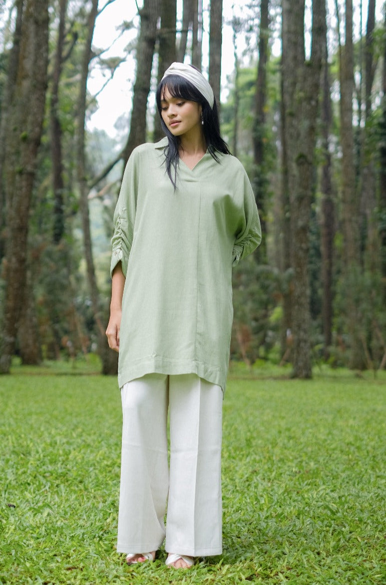 Aziza Linen Blouse