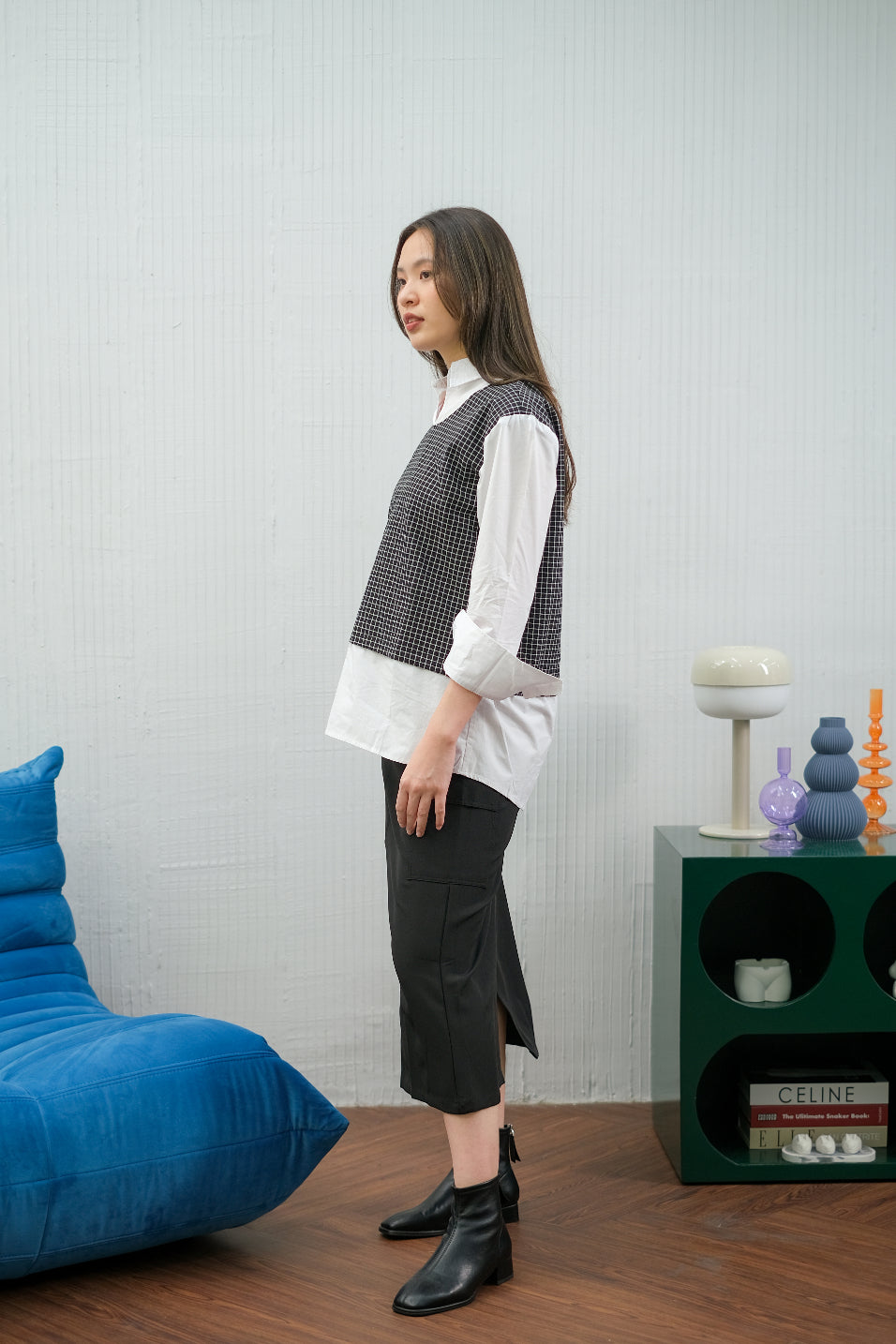 Azva Polo Linen Blouse