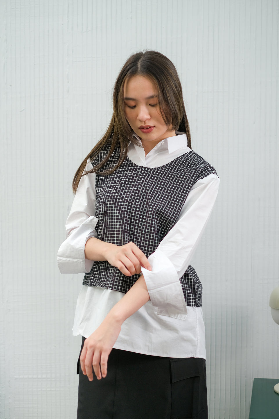 Azva Polo Linen Blouse