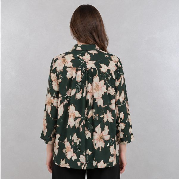 Asiro Kyo Linen Blouse Kemeja Atasan Wanita
