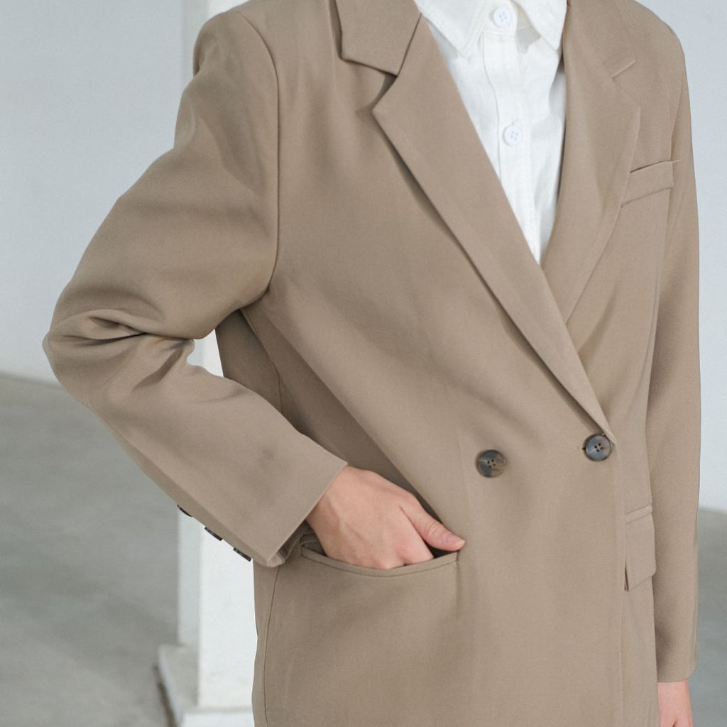 Aubree Semiwoll Blazer