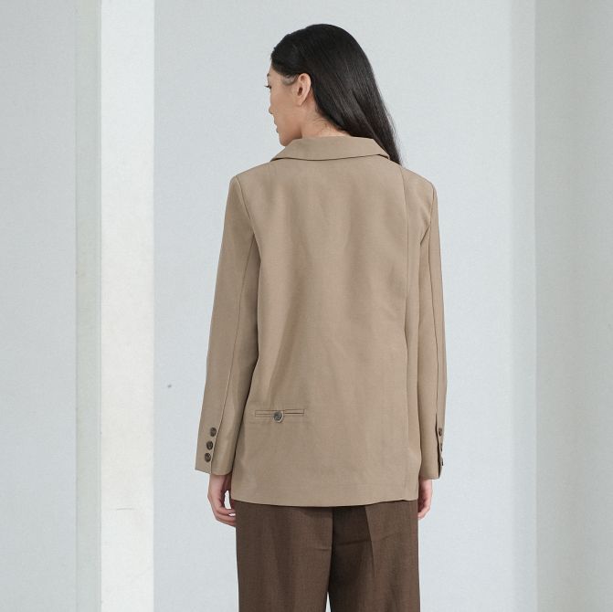 Aubree Semiwoll Blazer