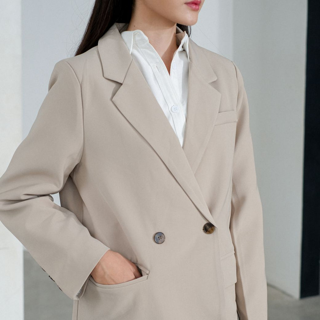 Aubree Semiwoll Blazer