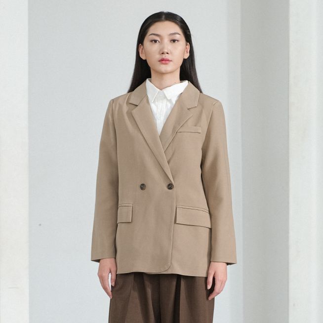 Aubree Semiwoll Blazer