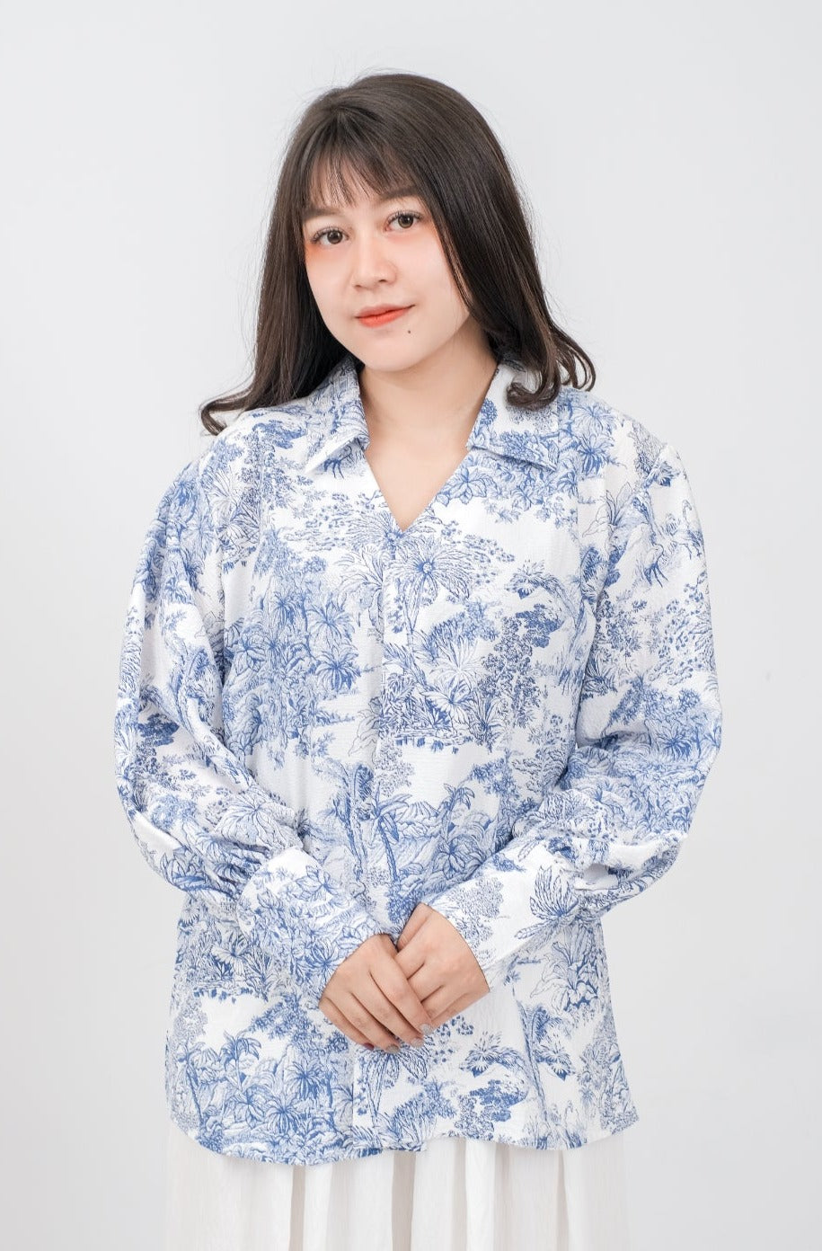 Selyn Blouse Flowy Cotton
