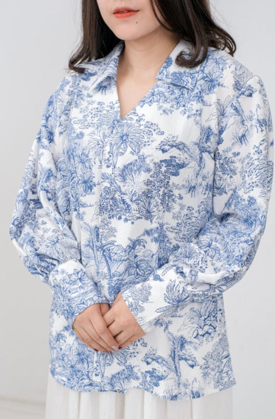 Selyn Blouse Flowy Cotton