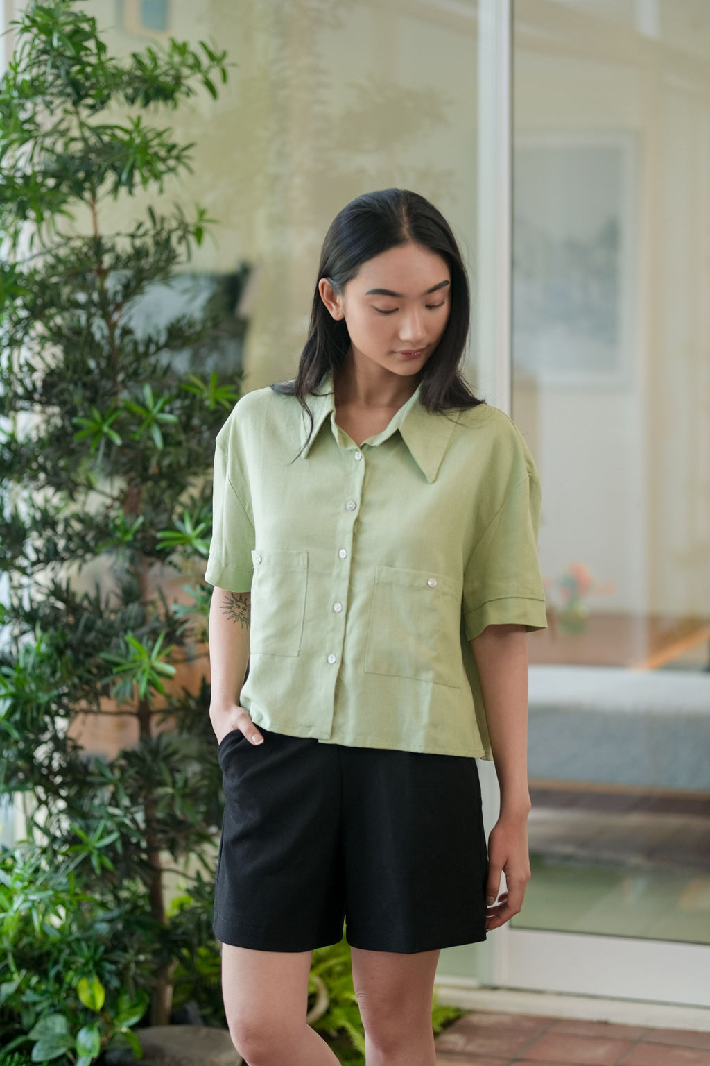 Levia Linen Blouse