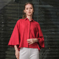 Asiro Kyo Linen Blouse Kemeja Atasan Wanita