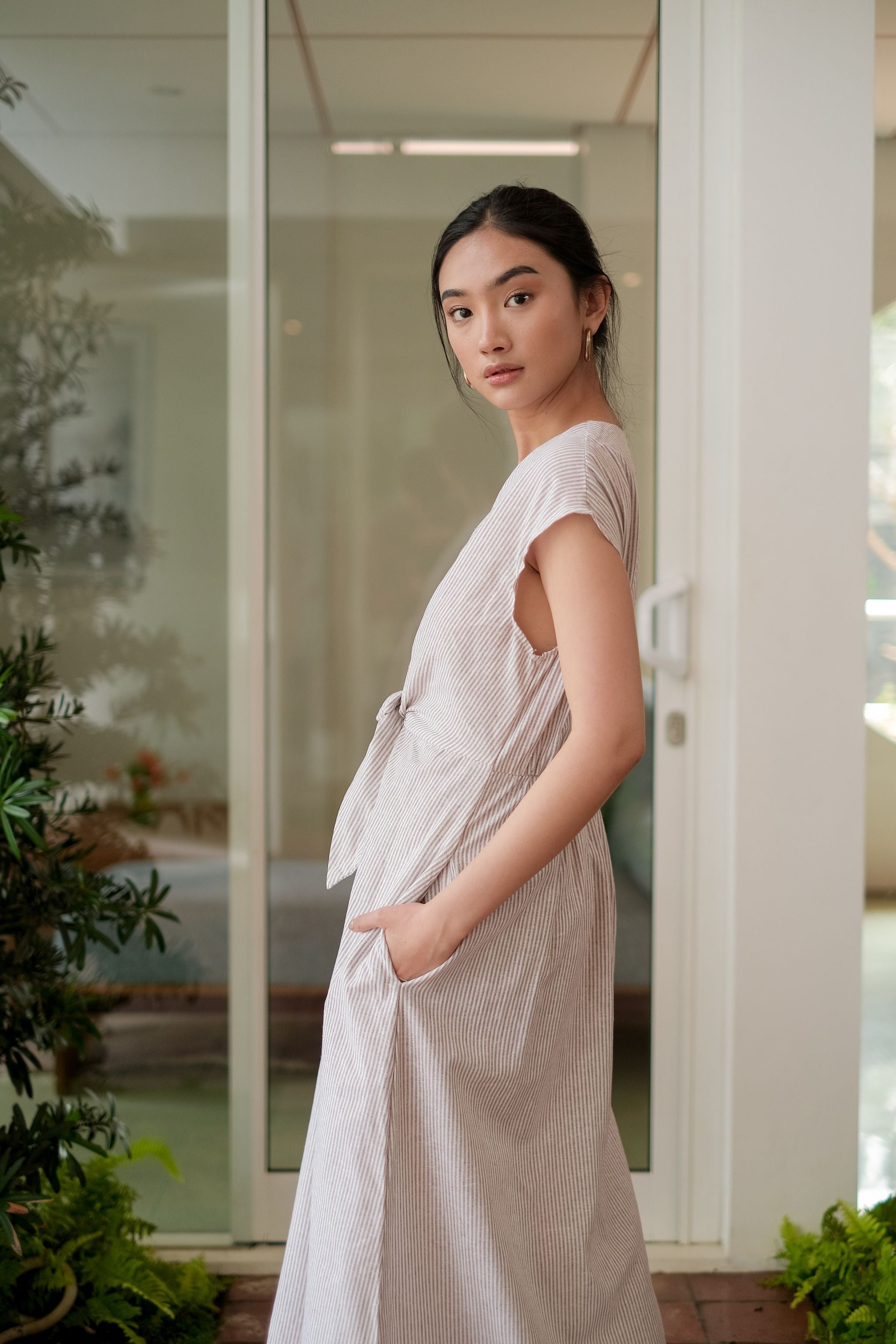 Franda Linen Dress