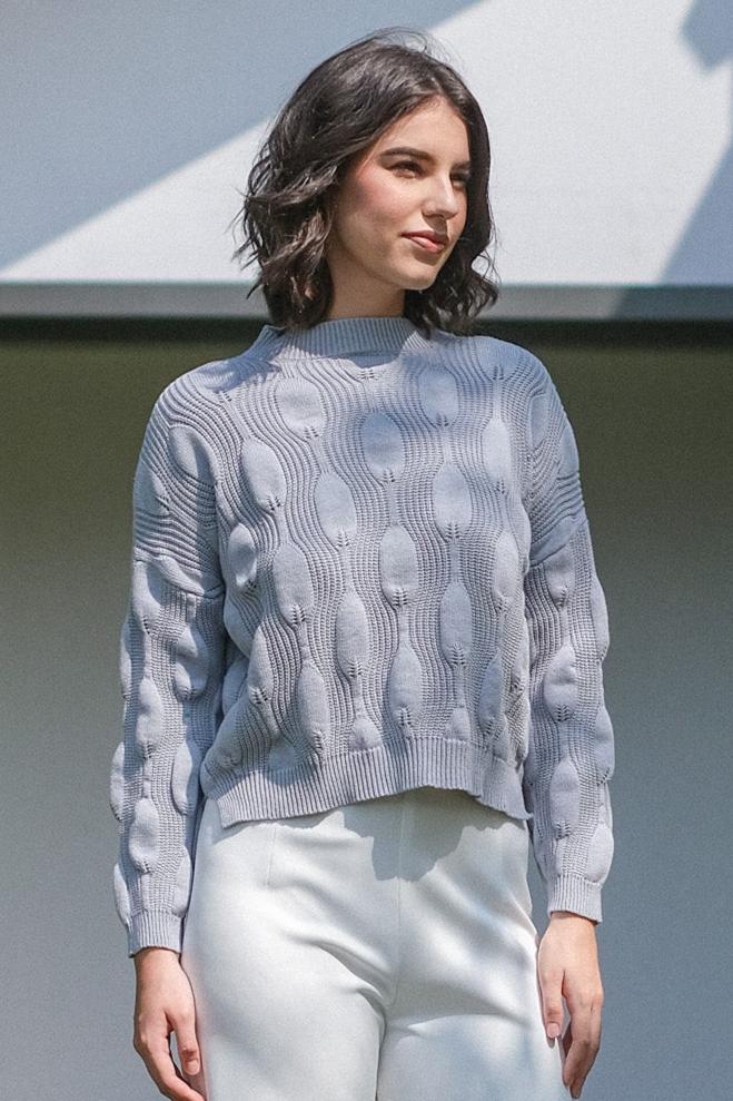 Asiro Alora Knitted Blouse Atasan Wanita