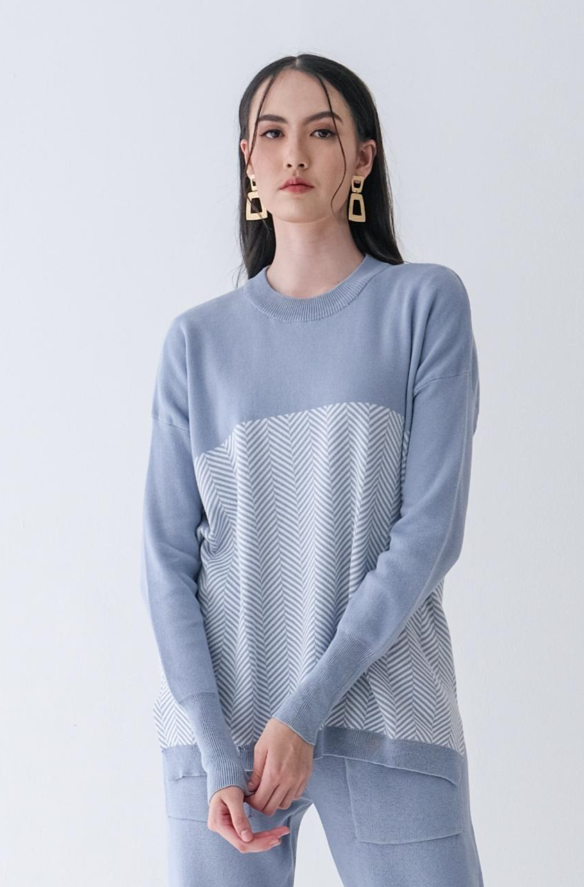 Fay Knitted Blouse Atasan Wanita