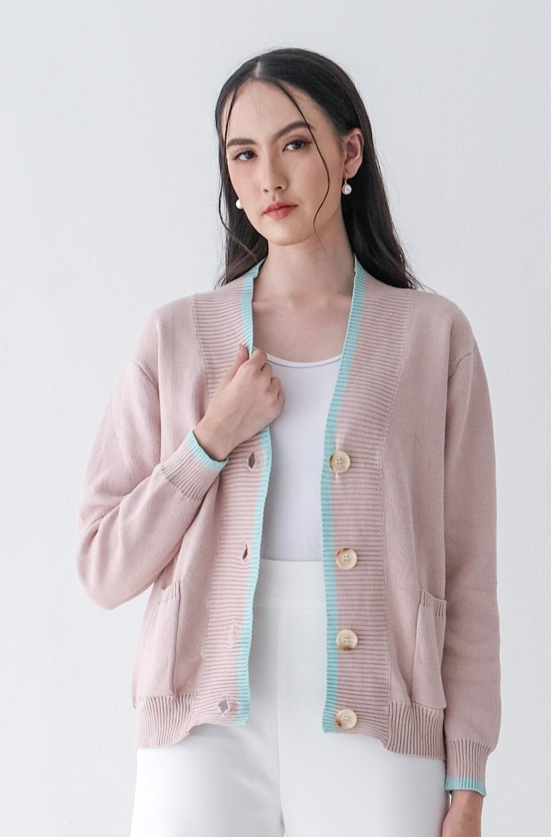Eyli Knitted Cardigan Atasan Wanita