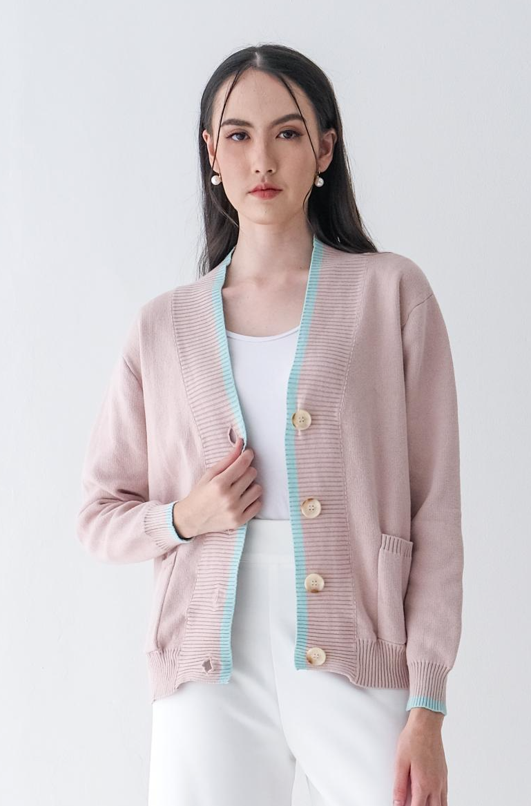 Eyli Knitted Cardigan Atasan Wanita