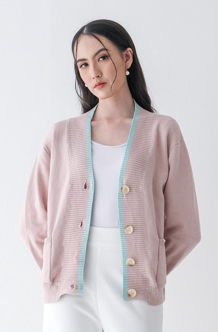 Eyli Knitted Cardigan Atasan Wanita