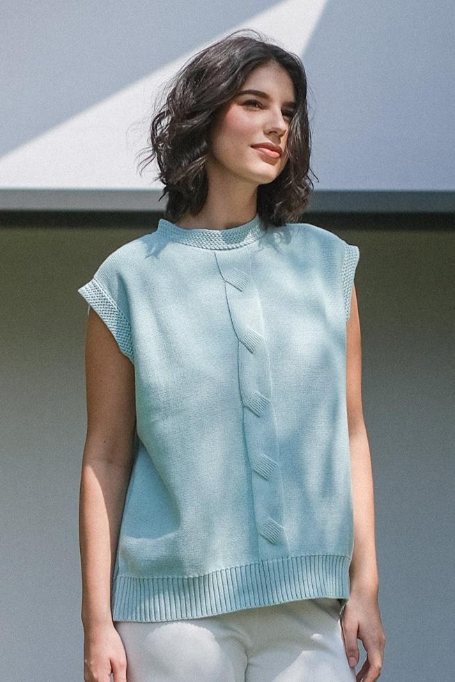 Asiro Alula Knitted Blouse Atasan Wanita
