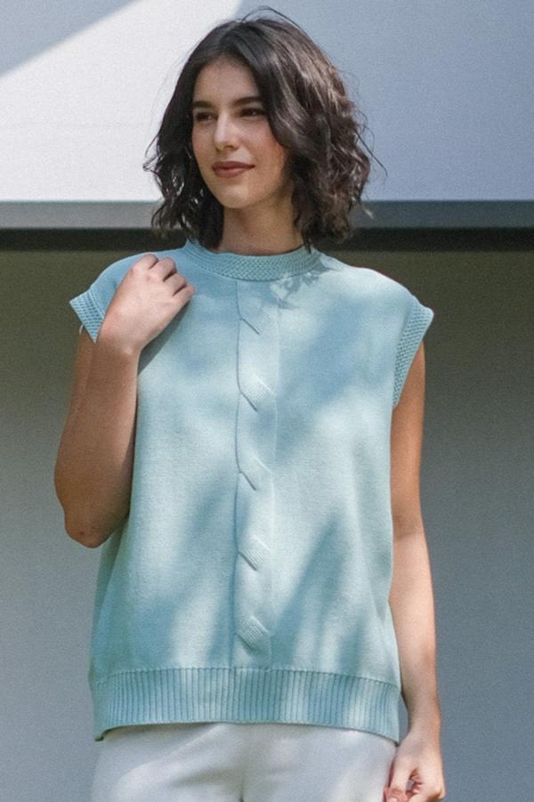Asiro Alula Knitted Blouse Atasan Wanita