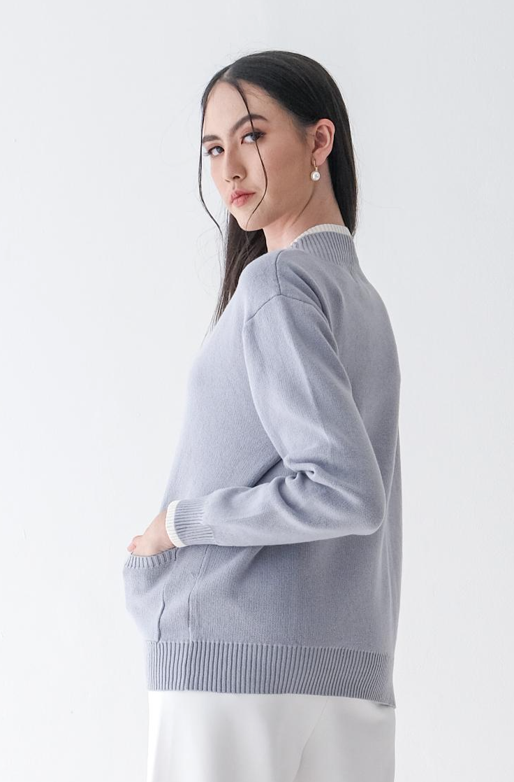 Eyli Knitted Cardigan Atasan Wanita